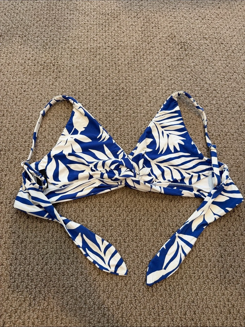 kate spade Blue and White Floral Bikini Set